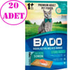Bado Kısırlaştırılmış Somonlu Kedi Yaş Maması 85 Gr 20 AD 32136753 Amazon Pet Center