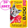 Bado Kuzu Etli Kedi Yaş Maması 85 Gr 20 AD 32136760 Amazon Pet Center