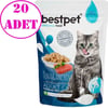 Best Pet Jelly Ton ve Hamsili Kedi Maması 85 Gr 20 AD 8681465602736 Best Pet Yetişkin Kedi Konserve Mamaları Amazon Pet Center