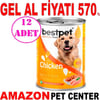 Best Pet Köpek Konservesi Tavuk Etli 400 Gr 12 AD Gel Al 21450006 Amazon Pet Center