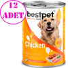 Best Pet Köpek Konservesi Tavuk Etli 400 Gr 12 AD 21449000 Amazon Pet Center