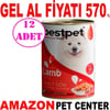 Best Pet Kuzulu Etli Köpek Konservesi 400 Gr 12 AD Gel Al 18087000 Amazon Pet Center