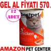 Best Pet Tavuklu Kedi Konservesi 400 Gr 12 AD Gel Al 18080001 Amazon Pet Center