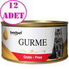 BestPet Gurme Kedi Konservesi Kuzulu Parça Etli 100 Gr 12 AD 32128482 Best Pet Yetişkin Kedi Konserve Mamaları Amazon Pet Center