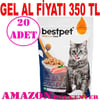 BestPet Jelly Pouch Tavuklu Yetişkin Kedi Maması 85 Gr 20 AD 18071009 Amazon Pet Center