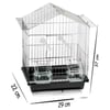 Bilgin Kuş Kafesi Çatılı 200 Krom 32135725 Amazon Pet Center