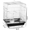 Bilgin Kuş Kafesi Düz Çatılı 300 Krom 17722001 Amazon Pet Center