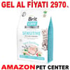 Brit Care Sensitive Hypo-Allergenic Böcek Proteinli Tahılsız Yetişkin Kedi Maması 7 Kg Gel Al 18022001 Amazon Pet Center