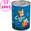 Cango Somonlu Kedi Konservesi 415 Gr 12 AD 21859007 Amazon Pet Center