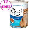 Chuck Kedi Konservesi Balıklı 415 Gr 12 AD 18903003 Amazon Pet Center