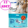 Chuck Kedi Yaş Maması Balıklı 100 Gr 12 AD 18883008 Amazon Pet Center