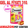 Dreamies Kedi Ödül Mix Sığır Etli Ve Peynirli 60 gr 6 AD Gel Al 19906003 Amazon Pet Center