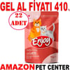 Enjoy Kedi Pouch Kuzu Etli Yaş Mama Sos İçinde Et Parçacıklı 85 Gr 22 AD Gel Al 35007524 Amazon Pet Center
