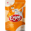 Enjoy Kedi Pouch Tavuklu Yaş Mama Sos İçinde Et Parçacıklı 85 Gr 8698995037648 Amazon Pet Center