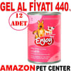 Enjoy Kuzu Etli Köpek Konservesi Sos İçinde Et Parçacıklı 400 Gr 12 AD Gel Al 35006626 Amazon Pet Center