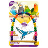 Euro Bird Kuş Salıncağı Renkli Boncuklu Oval 8681144136101 Amazon Pet Center