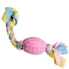EuroDog Puppy Toys Diş İpli Kauçuk Rugby Topu Yavru Köpek Oyuncağı Pembe 35 cm 8681144191636 Amazon Pet Center