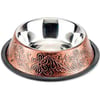 Eurogold 24 Oz Bakır Kaplama Çelik Mama Kabı 8699004269203 Euro Gold Çelik Köpek Mama Ve Su Kapları Amazon Pet Center