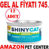 Gimcat Shinycat Kedi Konservesi Çipura ve Ton Balıklı 70 Gr 12 AD Gel Al 22089007 Amazon Pet Center