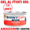 Gimcat Shinycat Kedi Konservesi Jöleli Somon Balıklı 70 Gr 12 AD Gel Al 22095008 Amazon Pet Center