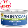 Gimcat Shinycat Kedi Konservesi Soslu Ton Balıklı 70 Gr 12 AD 22103000 Amazon Pet Center