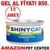 Gimcat Shinycat Kedi Konservesi Soslu Ton Balıklı 70 Gr 12 AD Gel Al 22104007 Amazon Pet Center