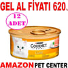 Gourmet Kıyılmış Tavuklu Kedi Konservesi 85 Gr 12 AD Gel Al 21838002 Amazon Pet Center