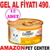 Gourmet Kıyılmış Tavuklu Kedi Konservesi 85 Gr 12 AD Gel Al 21838002 Amazon Pet Center