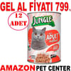 Jungle Kedi Konservesi Biftekli 415 GR 12 AD Gel Al 18858006 Amazon Pet Center