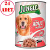 Jungle Köpek Konservesi Kuzu Etli Av Hayvanlı 415 GR 24 AD 32107753 Amazon Pet Center
