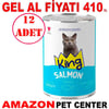 King Kedi Konservesi Somonlu Sos İçerisinde Et Parçacıklı 400 Gr 12 AD Gel Al 35005490 Amazon Pet Center