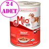 Mio Dana Etli Köpek Konservesi 415 gr 24 AD 32109023 Amazon Pet Center