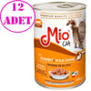Mio Kedi Konservesi Tavşan ve Av Hayvanlı 415 GR 12 AD 32113198 Amazon Pet Center