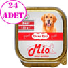 Mio Köpek Konservesi Dana Etli Püre 150 Gr 24 AD 32115543 Amazon Pet Center