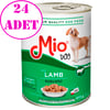Mio Kuzu Etli Köpek Konservesi 415 gr 24 AD 32109016 Amazon Pet Center
