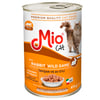 Mio Tavşan ve Av Hayvanlı Yetişkin Kedi Konservesi 415 gr 8680067146013 Amazon Pet Center