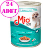 Mio Tavuklu ve Hindili Yavru Köpek Konservesi 415 gr 24 AD 32122299 Amazon Pet Center