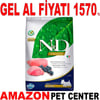 N&D Kuzu Etli Yaban Mersinli Tahılsız Küçük Irk Yetişkin Köpek Maması 2,5 Kg Gel Al 18779004 Amazon Pet Center