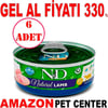 ND Natural Kuzu Etli Kedi Konservesi 70 Gr 6 AD 22144003 Amazon Pet Center