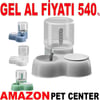 Nunbell Kedi Köpek İçin Rezervli Mama Su Kabı İkili Gel Al 35012276 Amazon Pet Center