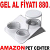 Nunbell Kedi Köpek İçin Rezervli Su ve Mama Kabı Gel Al 35012290 Amazon Pet Center