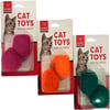 Nunbell Kedi Oyuncağı Kumaş Zilli Tüylü Top 2'li 6927052060629 Amazon Pet Center