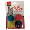 Nunbell Kedi Oyuncağı Renkli Plastik Toplar 4'lü 6927052060674 Amazon Pet Center