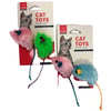 Nunbell Kedi Oyuncağı Renkli Tüylü Fare 2'li 6927052060889 Amazon Pet Center