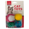 Nunbell Kedi Oyuncağı Renkli Tüylü Toplar 4'lü 6927052060681 Amazon Pet Center