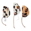 Nunbell Kedi Oyuncağı Tüylü Catnipli Fare 3'lü 6927052060896 Amazon Pet Center