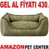 Pet Pretty Comfort Kedi Köpek Koltuk Yatağı Haki 55x40x15 Cm Gel Al 35011309 Amazon Pet Center