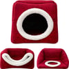 Pet Pretty Kedi Köpek İçin Comfort Üç Fonksiyonlu Yatak Kırmızı 42x42x23 Cm 8681999487007 Amazon Pet Center