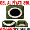 Pet Pretty Kedi Köpek İçin Comfort Üç Fonksiyonlu Yatak Haki 42x42x23 Cm Gel Al 35011958 Amazon Pet Center