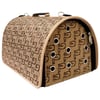 Pet Pretty Kedi Köpek İçin Flybag Kapalı Çanta Kahverengi 44x28x28 Cm 8681999485133 Amazon Pet Center